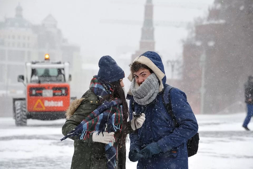 В Москве в выходные ожидается небольшой снег и похолодание