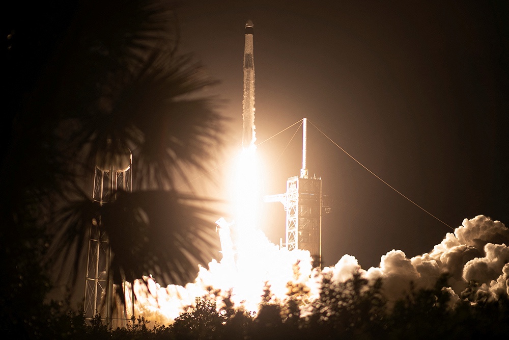 Компания SpaceX отправила в космос астронавтов миссии Polaris Dawn