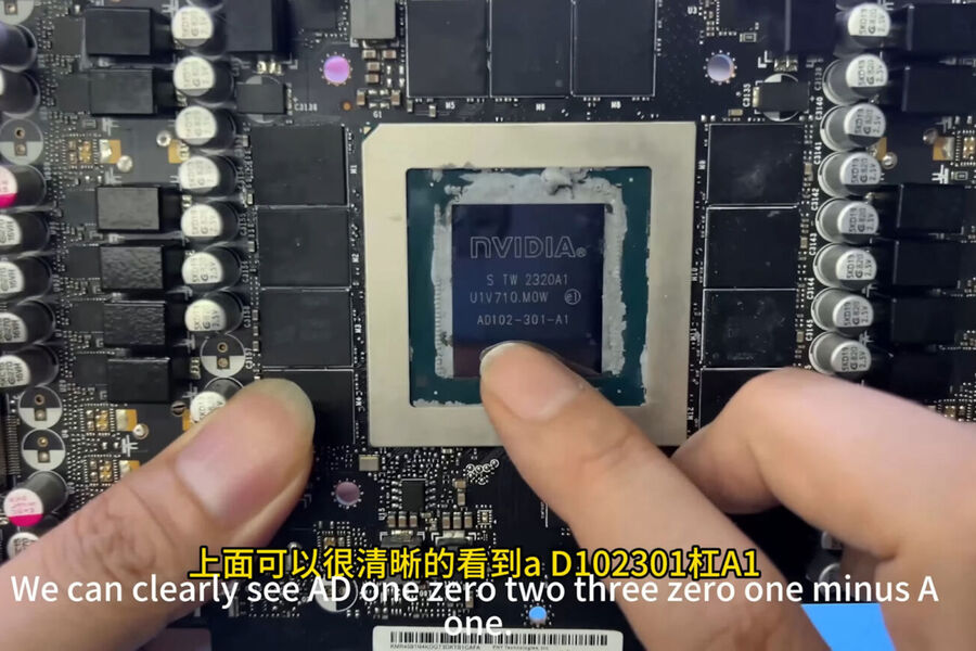 Блогер Fydn рассказал о появлении в продаже поддельных Nvidia GeForce RTX 4090