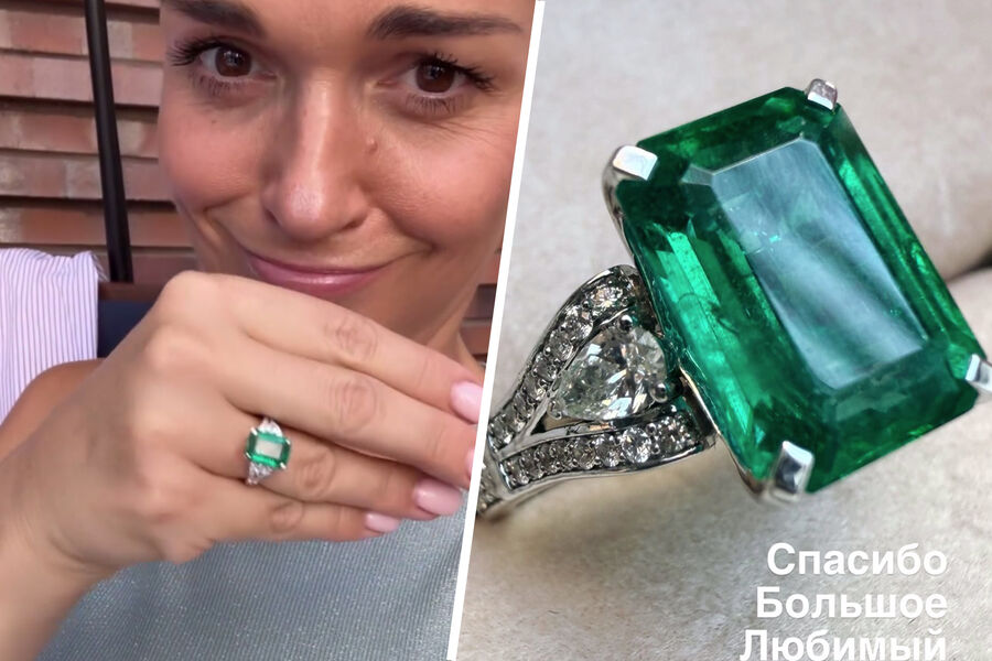 Певица Слава показала кольцо, которое ей подарил отец младшей дочери