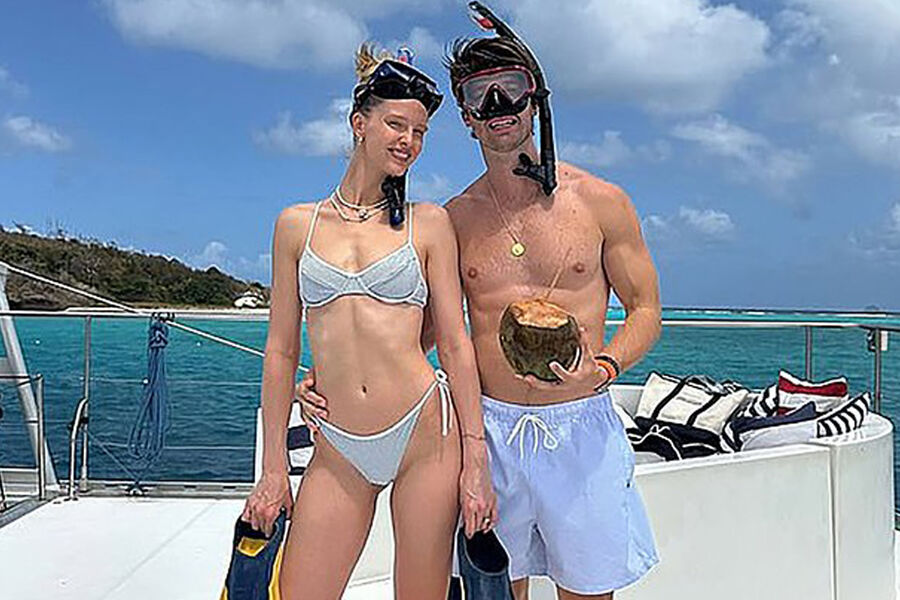 Сын актера Шварценеггера Патрик снялся с невестой Эбби Чемпион на яхте