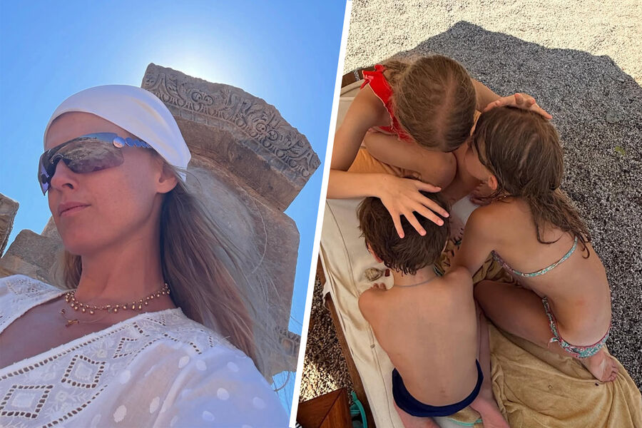 Жена Константина Эрнста показала кадры с семейного отдыха за границей