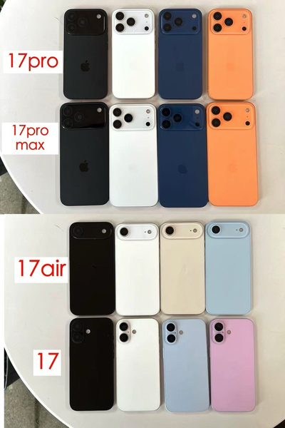 Инсайдер Сонни Диксон показал все расцветки всех моделей iPhone 17