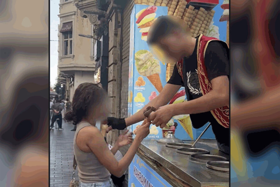 В Турции продавец мороженым приставал к туристке и лишился работы