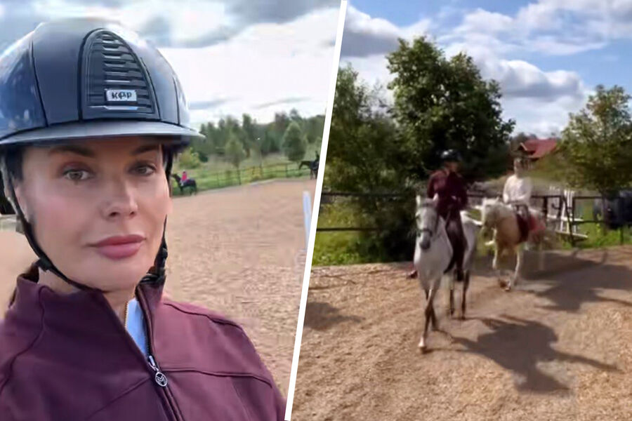 Телеведущая Федорова начала заниматься конным спортом, исполнив детскую мечту
