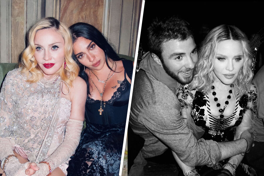 Певица Мадонна показала редкие кадры со своими биологическими детьми