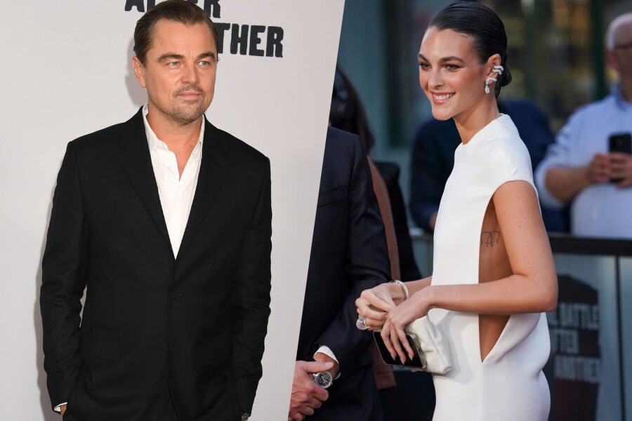 Актер Леонардо Ди Каприо появился на премьере с возлюбленной Черетти