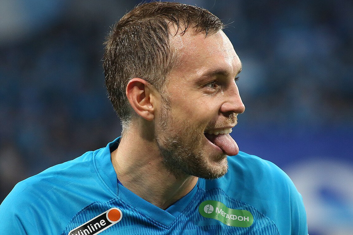 нападающий «Акрона» Дзюба заявил, что обходит Роналду только в одном