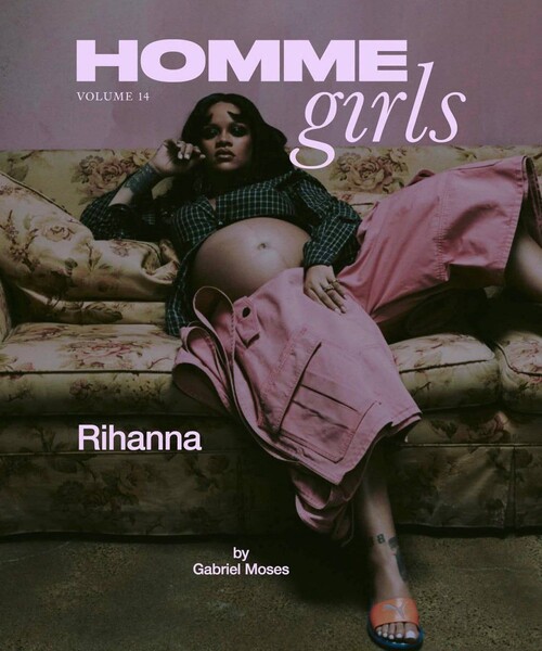 Беременная Рианна представила новый выпуск Homme girls в стильных образах