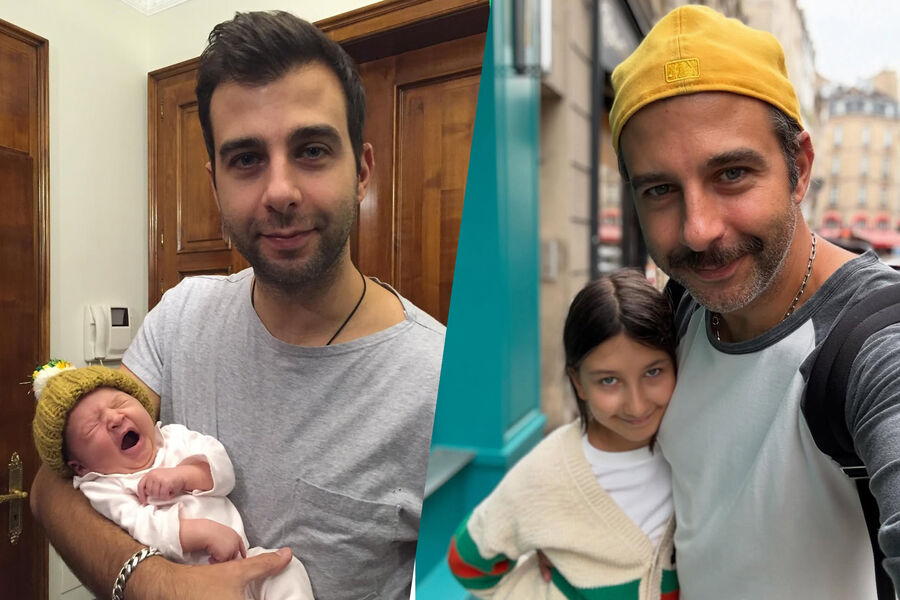Телеведущий Иван Ургант сравнил фотографии с дочерью разных лет в ее 10-летие