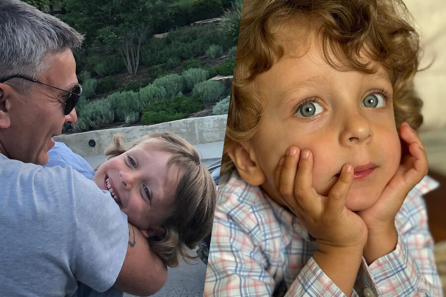 Актер «Квартета И» Леонид Барац опубликовал фото с повзрослевшим сыном