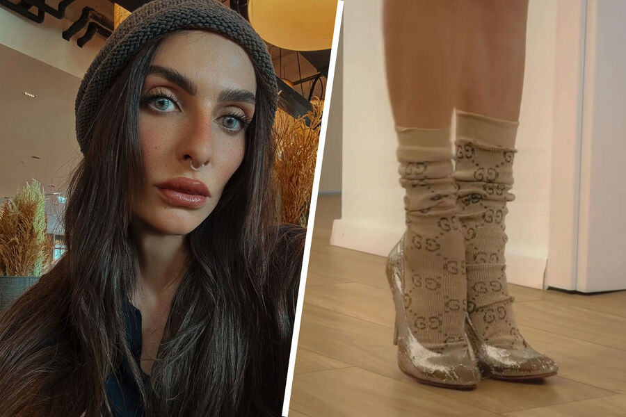 Актриса Екатерина Варнава показала носки за 20 тысяч рублей