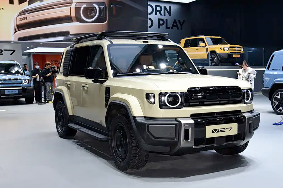 Chery представила в Китае новый внедорожник iCar V27, который появится в России