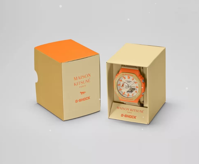 Casio выпустила лимитированные G-Shock GA-2110MK-5A в коллаборации с Maison Kitsuné за $210