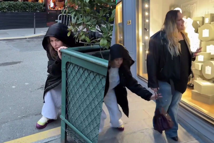 Телеведущая Собчак сняла ролик, как ворует у Синяка сумочку