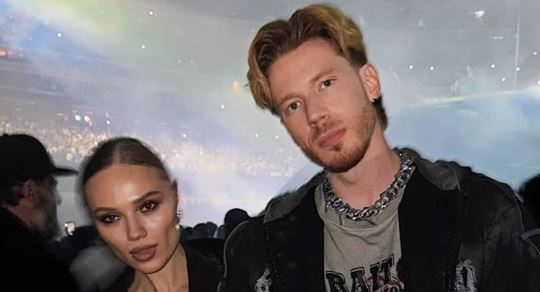 Никита Пресняков и Карина Филимонова посетили концерт Канье Уэста